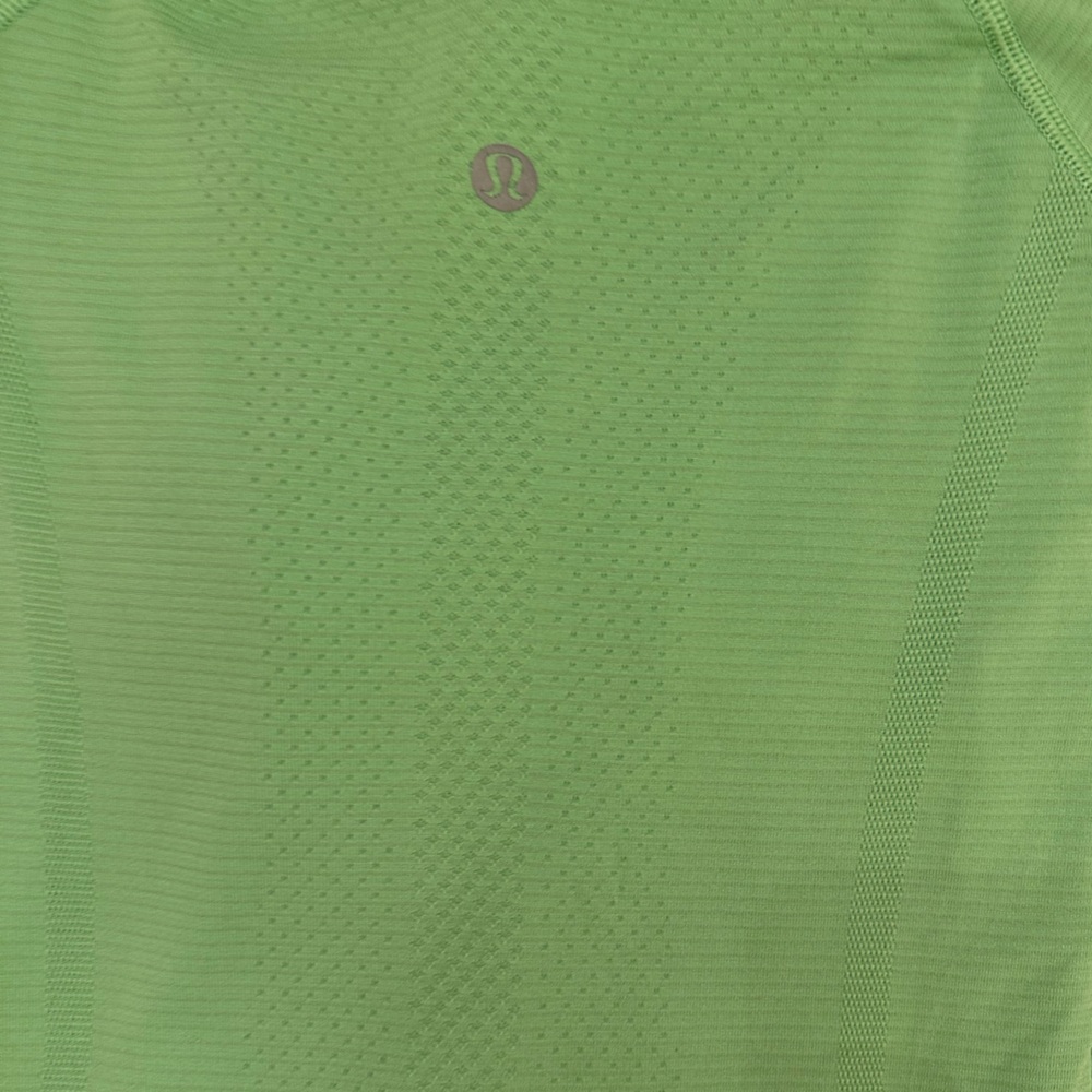 lululemon athletica Green Athletic Shirt